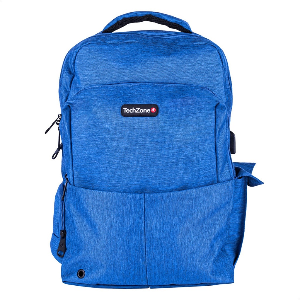 Mochila Para Laptop 15.6" TechZone TZ21LBP10 Courage de Nylon/Poliéster 