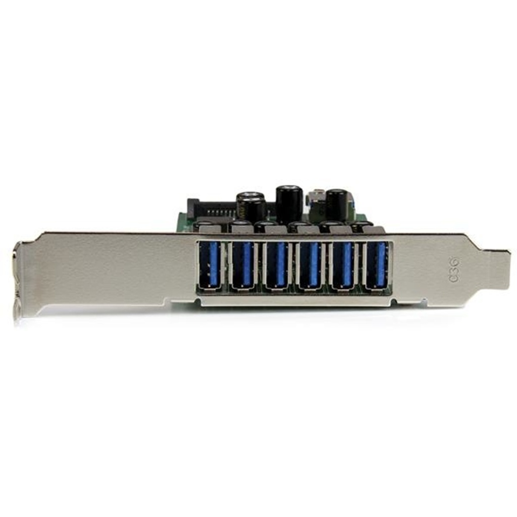 Tarjeta PCI Express StarTech PEXUSB3S7 7 Puertos USB 3.0 SATA 5 Gbit/s 