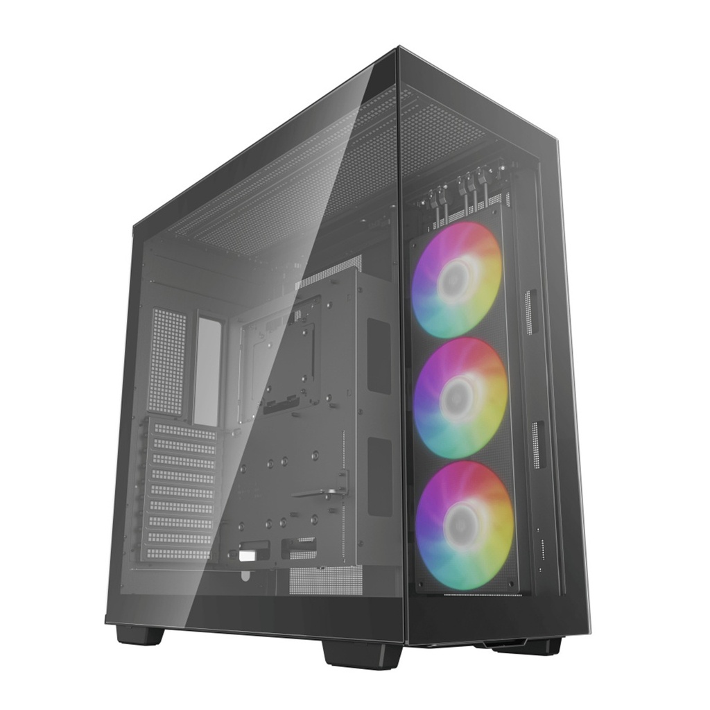 Gabinete DeepCool CH780 Full Tower ATX/EATX/Micro-ATX/Mini-ITX USB 3.0 Sin Fuente 1 Ventilador Instalado