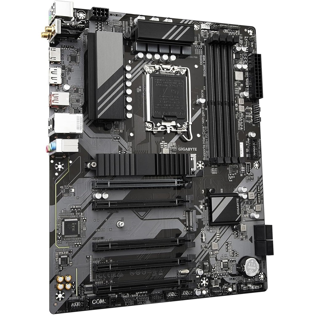 Tarjeta Madre Gigabyte B760 DS3H AX V2 LGA 1700 256 GB DDR5 HDMI Displayport Para Intel 