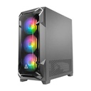 Gabinete Antec DF600 Flux con Ventana Midi-Tower ATX/Mini-ITX/Micro-ATX USB 3.0 Sin Fuente 5 Ventiladores Instalados