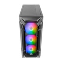 Gabinete Antec DF600 Flux con Ventana Midi-Tower ATX/Mini-ITX/Micro-ATX USB 3.0 Sin Fuente 5 Ventiladores Instalados