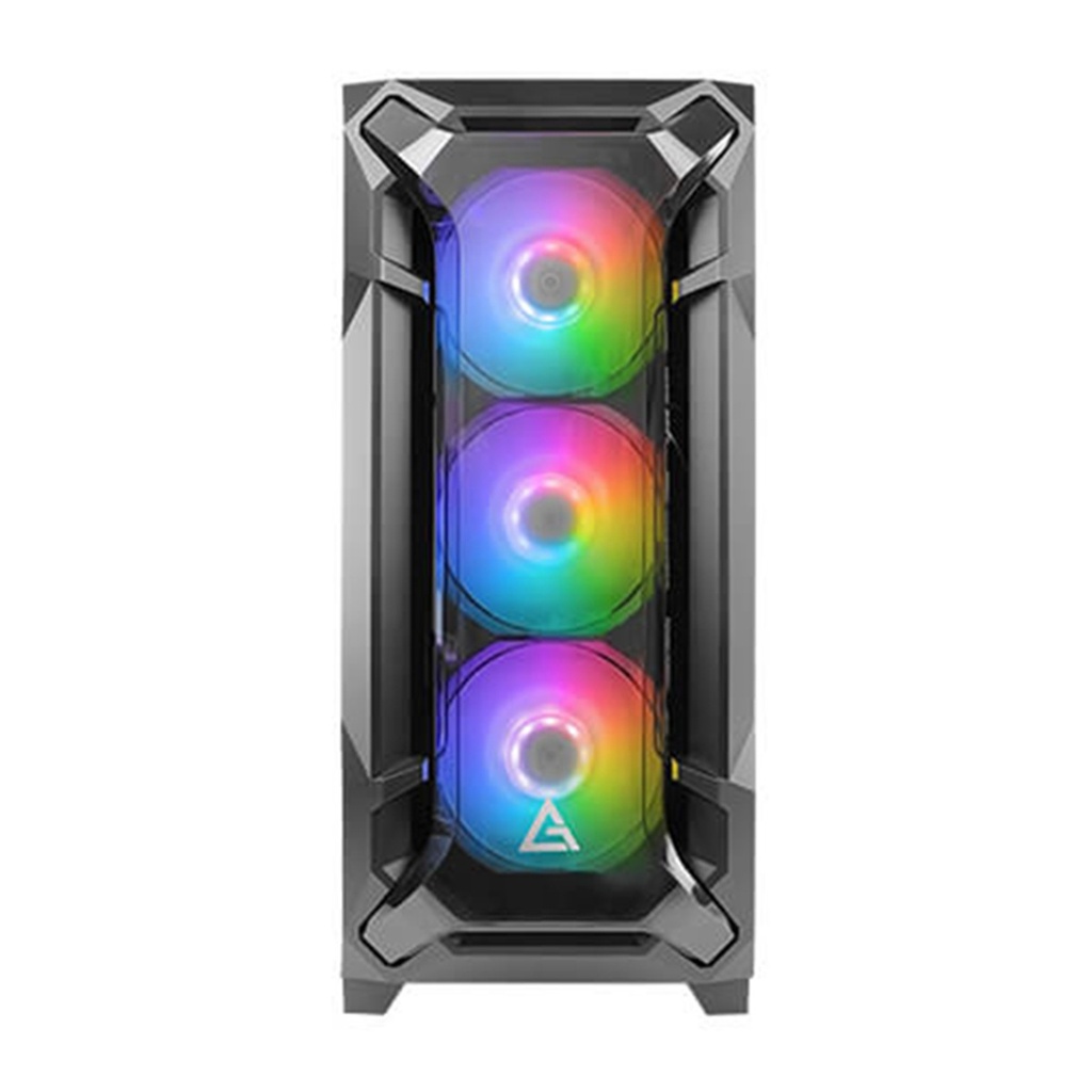 Gabinete Antec DF600 Flux con Ventana Midi-Tower ATX/Mini-ITX/Micro-ATX USB 3.0 Sin Fuente 5 Ventiladores Instalados