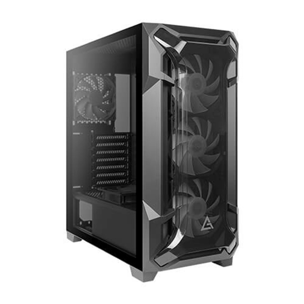 Gabinete Antec DF600 Flux con Ventana Midi-Tower ATX/Mini-ITX/Micro-ATX USB 3.0 Sin Fuente 5 Ventiladores Instalados