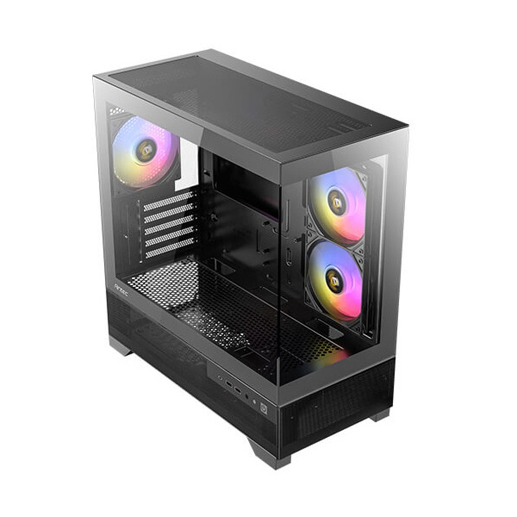 Gabinete Antec CX500m ARGB Mini-Tower Micro-ATX/Mini-ITX USB 3.0 Sin Fuente 3 Ventiladores Instalados