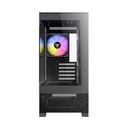 Gabinete Antec CX500m ARGB Mini-Tower Micro-ATX/Mini-ITX USB 3.0 Sin Fuente 3 Ventiladores Instalados