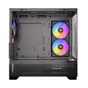 Gabinete Antec CX500m ARGB Mini-Tower Micro-ATX/Mini-ITX USB 3.0 Sin Fuente 3 Ventiladores Instalados