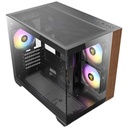 Gabinete Antec CX600M Wood Midi-Tower Micro-ATX/Mini-ITX USB 2.0/3.0 Sin Fuente 3 Ventiladores Instalados