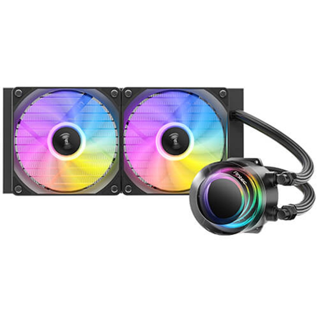 Enfriamiento Líquido Para CPU Antec LUM 240 2x 120mm Hasta 1800RPM