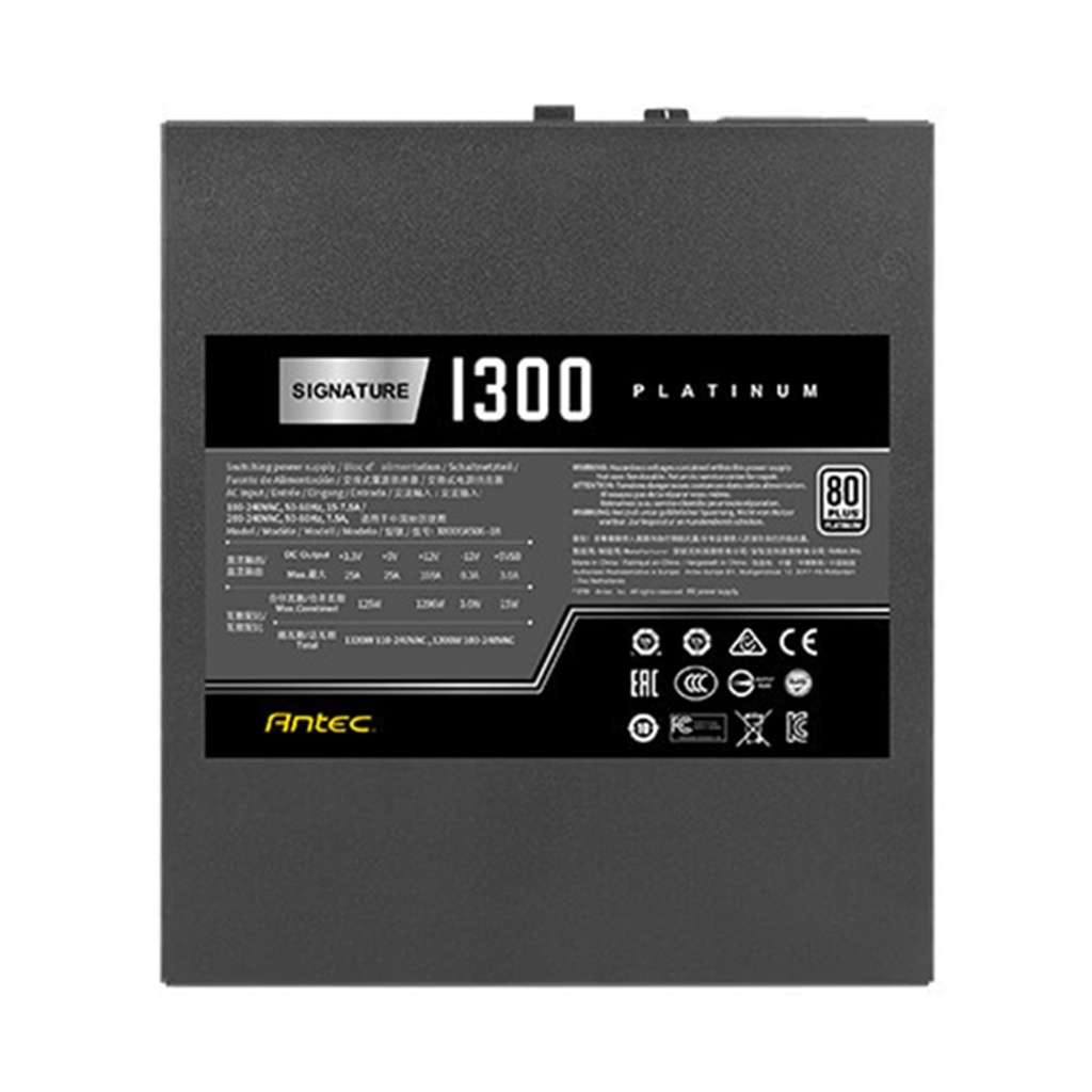 Fuente De Poder Antec Signature Platinum 1000 80 PLUS Platinum Modular 24-pin ATX 135mm 1000W