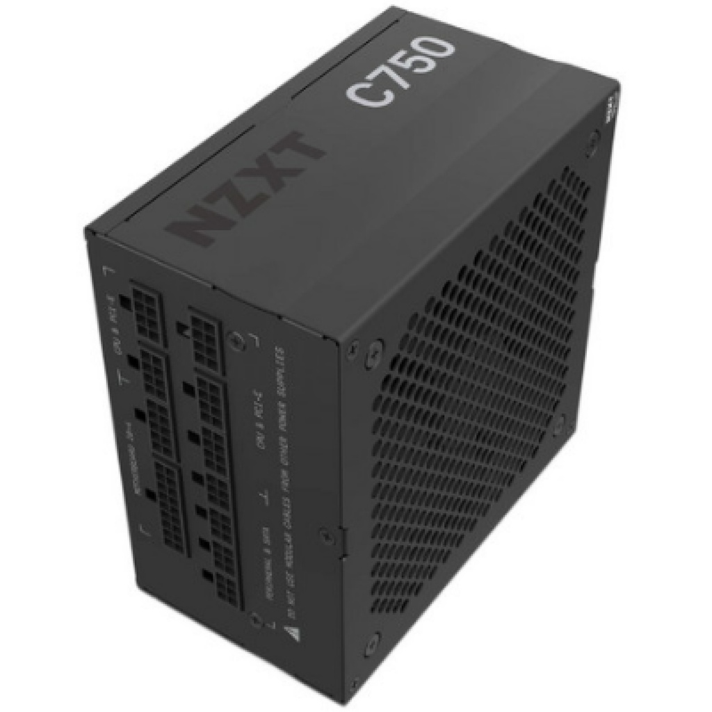 Fuente de Poder Modular NZXT PA-7G2BB-BP C750 750W Granular 80 PLUS Gold.