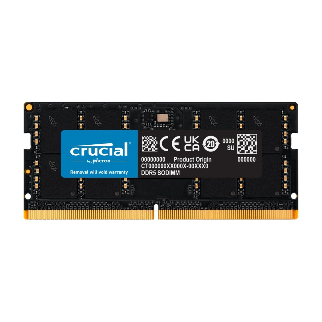 Memoria RAM Crucial DDR5 5600MHz 32GB Non-ECC CL46 SO-DIMM 