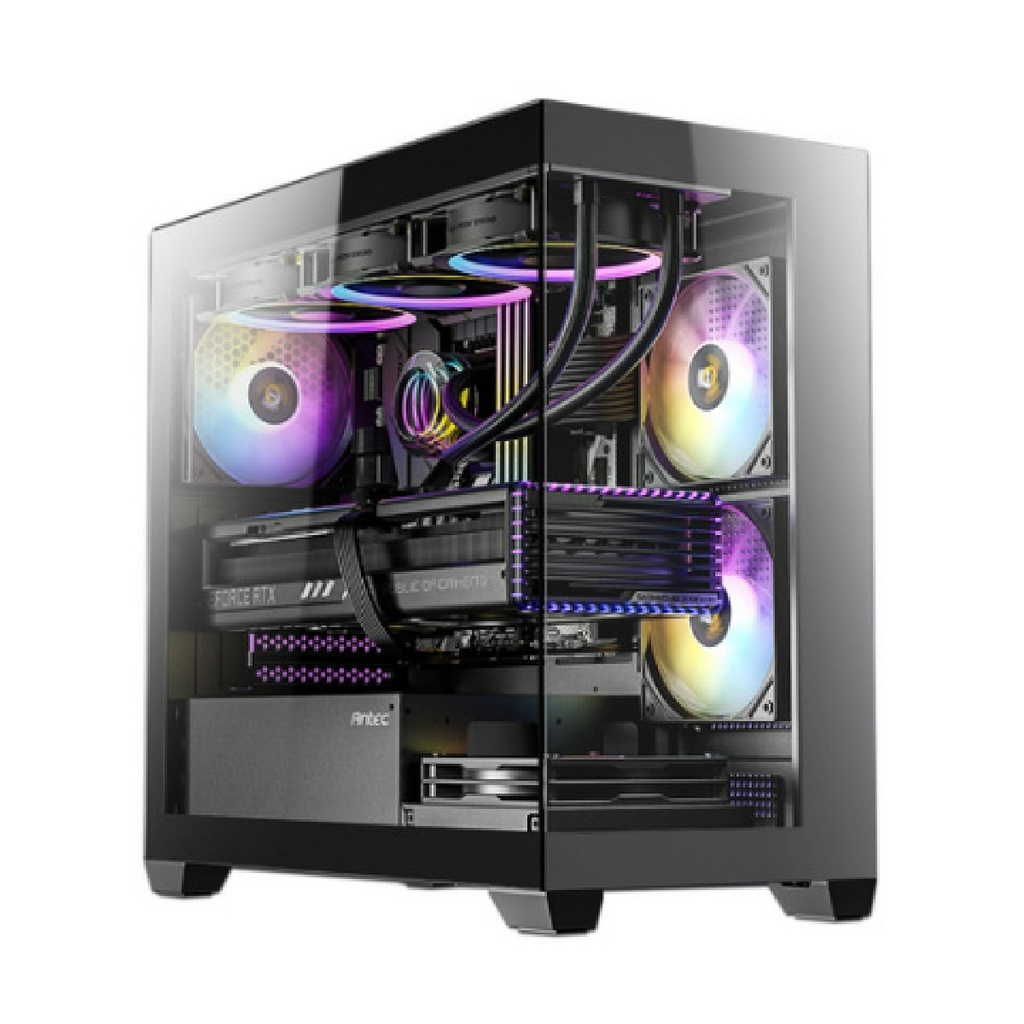 Gabinete Antec CX300M ARGB Micro-ATX ITX Sin Fuente