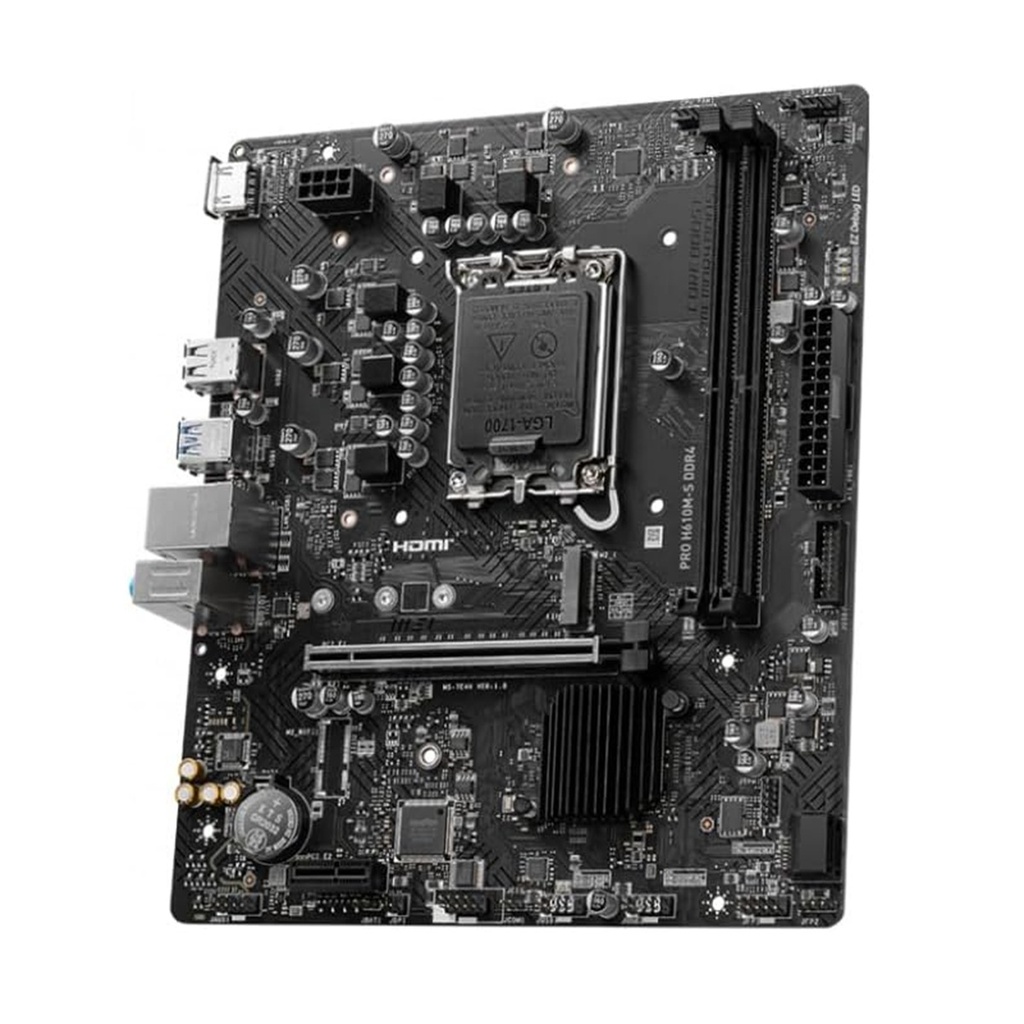 Tarjeta Madre MSI Pro H610M-S DDR4 S-1700 2x DDR4 3200MHz 1x M.2 1x HDMI Micro ATX 