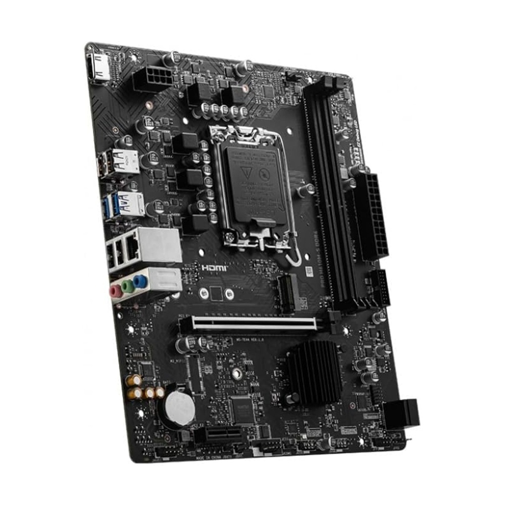 Tarjeta Madre MSI Pro H610M-S DDR4 S-1700 2x DDR4 3200MHz 1x M.2 1x HDMI Micro ATX 