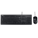 Kit de Teclado y Mouse ASUS U2000 Alámbrico USB Español