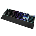 Teclado Gamer Vortred Resistance RGB Teclado Mecánico Alámbrico Negro/Blanco Español