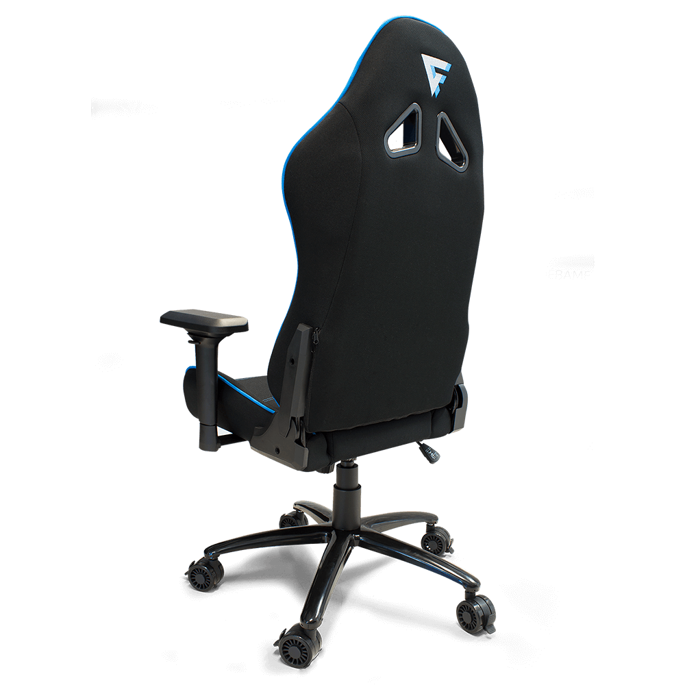 Silla Gamer Game Factor CGC600 hasta 150Kg Negro/Azul
