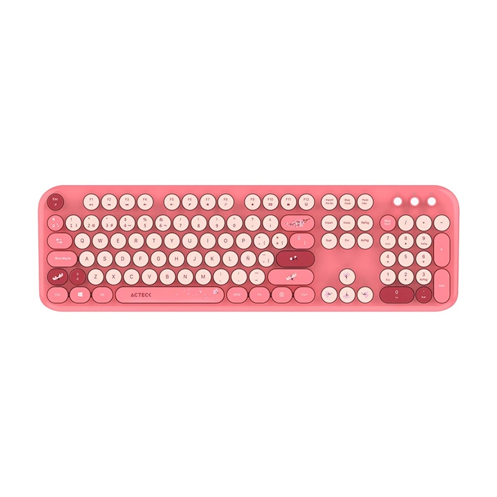Kit de Teclado y Mouse Acteck Creator Chic K- Colors MK485 RF Inalámbrico Español 