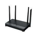 Netis Router NX31 Wi-Fi 6E 4x RJ-45 2402 Mbit/s WLAN Inalámbrico Doble Banda 2.4/5 GHz 4 Antenas Externas 5 dBi 