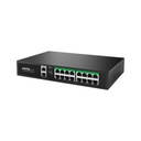 Switch POE Netis P116GC 16 Puertos POE 2 Uplink 240W 1000 Mbps No Administrable