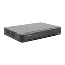 DVR Hikvision IDS-7204HUHI-M1/A/XT de 4 canales TURBOHD + 4 Canales IP de hasta 8 MP (4K) Audio de dos vías por Coaxitron 2 Bahía de Disco Duro(No Incluido) H.265+ 
