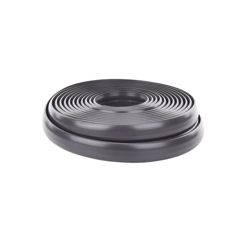 Canaleta Flexible de PVC Thorsman FLEXIDUCTHO-BK-25 Auto Extinguible 25mts