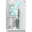 Gabinete Balam Rush Tank Expert Curve 7800 Midi-Tower ATX/Micro-ATX/Mini-ITX USB 2.0/3.0 sin Fuente 5 Ventiladores Instalados