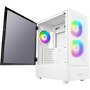 Gabinete Media Torre Antec NX410 White ATX Cristal 3 Ventiladores 3x USB Sin Fuente