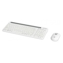 Kit de Teclado y Mouse Manhattan 180580 RF Inalámbrico Bluetooth Inglés