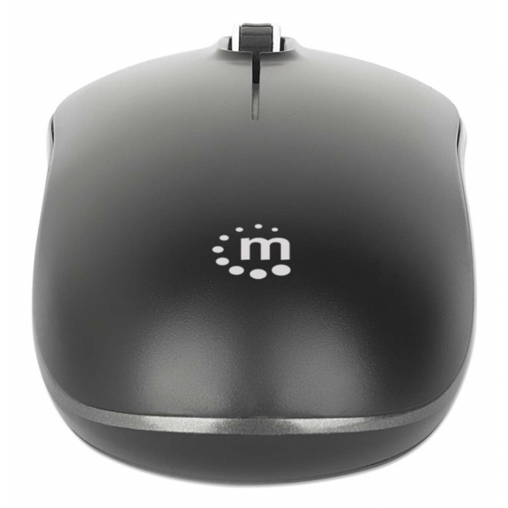 Mouse Manhattan MW3075 Óptico 1.200DPI RF Inalámbrico