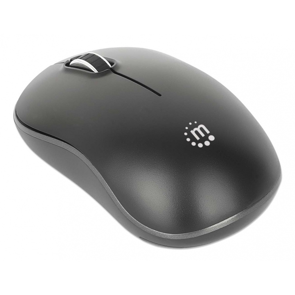 Mouse Manhattan MW3075 Óptico 1.200DPI RF Inalámbrico