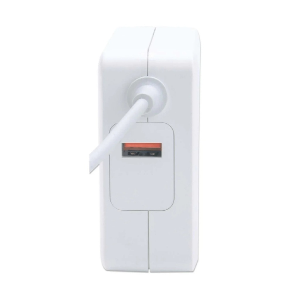 Cargador de Pared Universal Manhattan 180245 60W USB C 1x USB A