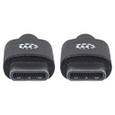 Cable USB C Manhattan 354882 USB C Macho - USB C Macho 3 Metros 