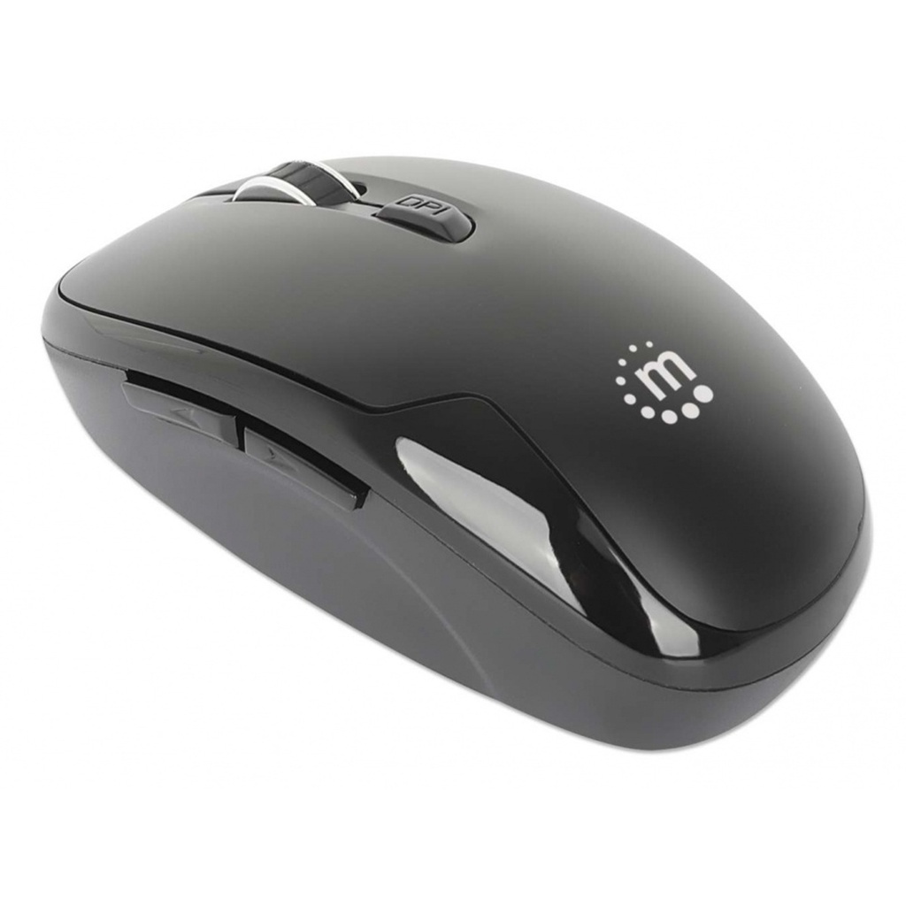 Mouse Manhattan MW6185 Óptico 1.600DPI RF Inalámbrico
