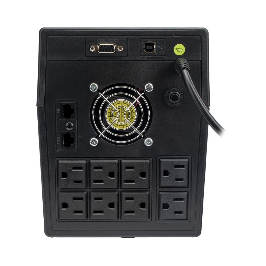 No Break Linkedpro LP1500LCD Línea Interactiva 900W 1500VA Entrada 81V - 145V Salida 120V 6 Contactos 