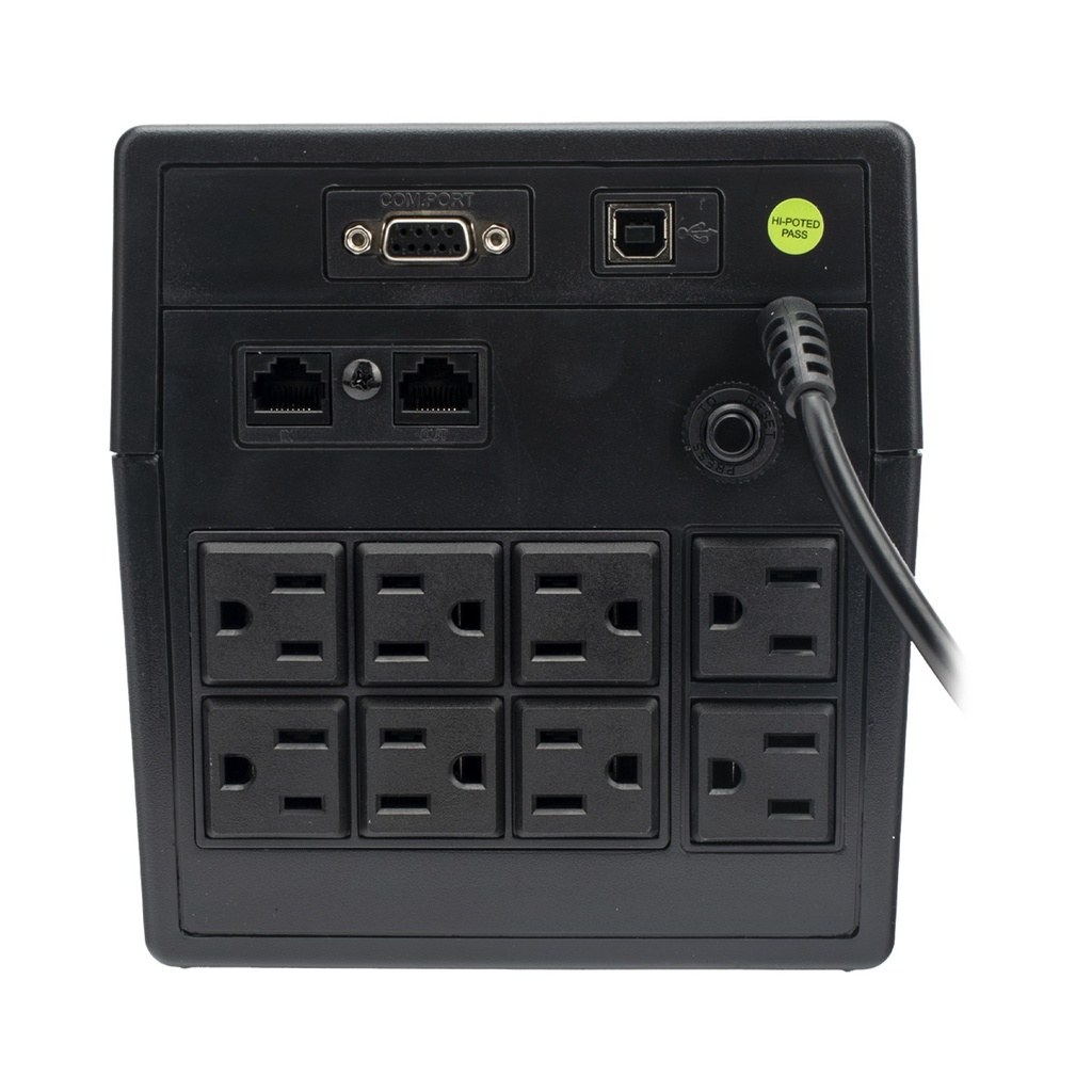 No Break Linkedpro LP1200LCD Línea Interactiva 720W 1200VA Entrada 81V - 145V Salida 120V 6 Contactos 