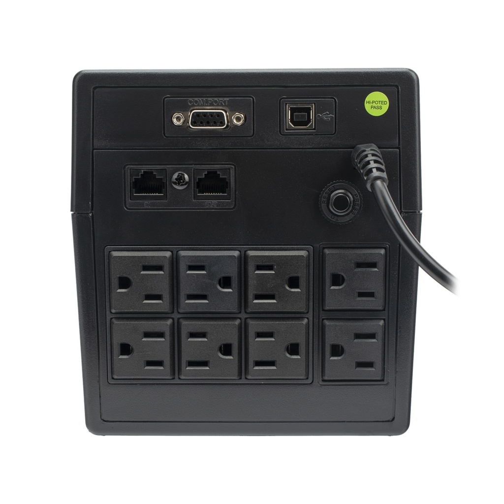 No Break LinkedPRO LP1000L Línea Interactiva 600W 1.000VA Entrada 81V - 145V Salida 110V - 120V 6 Salidas 