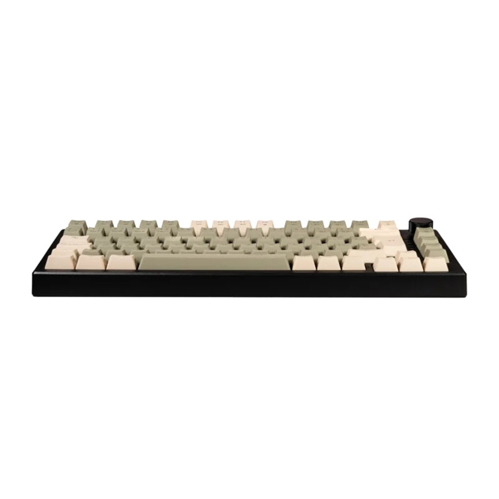 Teclado Mecánico Gamer Naceb Silver Fang LED RGB 75% Switch Brown Inalámbrico Español