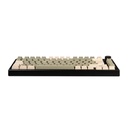 Teclado Mecánico Gamer Naceb Silver Fang LED RGB 75% Switch Brown Inalámbrico Español