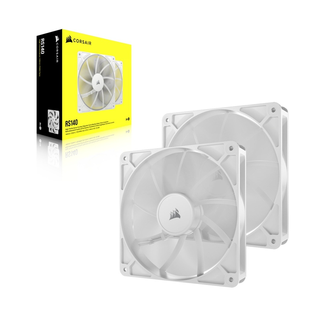 Kit De Ventiladores Corsair PWM RS140 2x 140mm 1700RPM