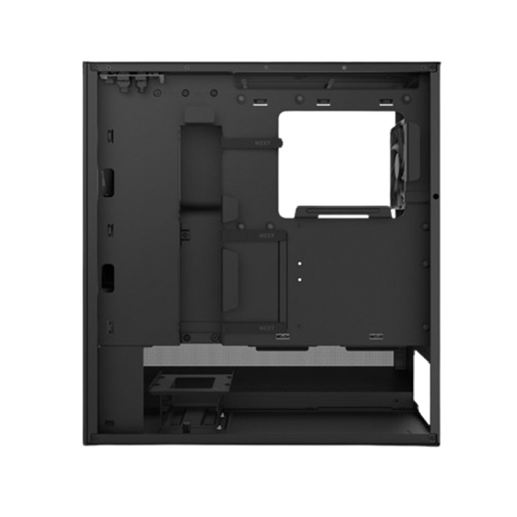 Gabinete NZXT H5 Flow Midi-Tower ATX/Micro-ATX/Mini-ITX USB 3.0 sin Fuente 2 Ventiladores Instalados