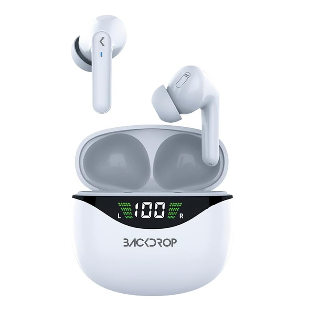 Audífonos In-ear con Micrófono Backdrop TWS-3B Inalámbrico Bluetooth