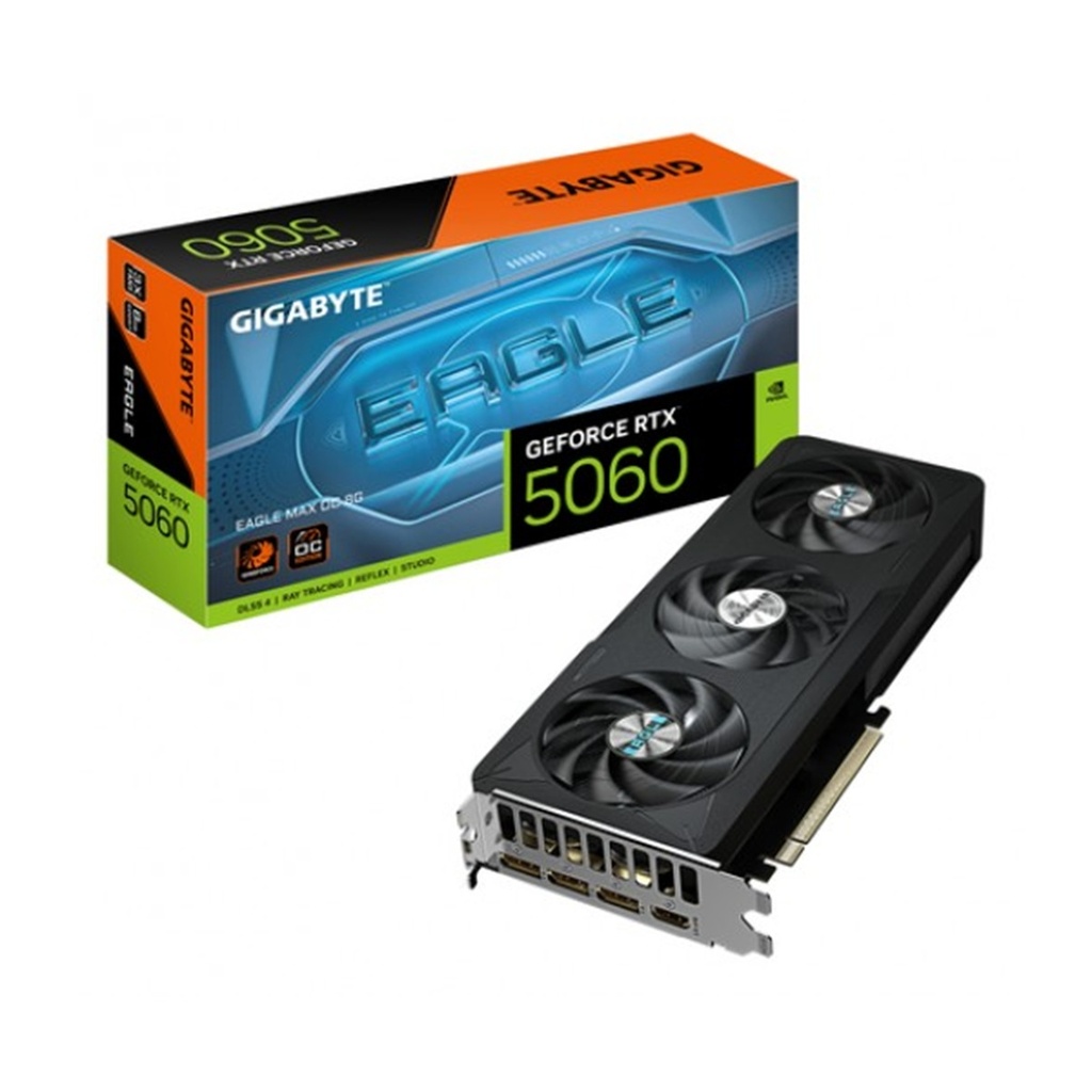 Tarjeta De Video Gigabyte GeForce RTX 5060 Eagle Max Oc 8G 8GB 128 Bits GDDR7 PCI-e 5.0