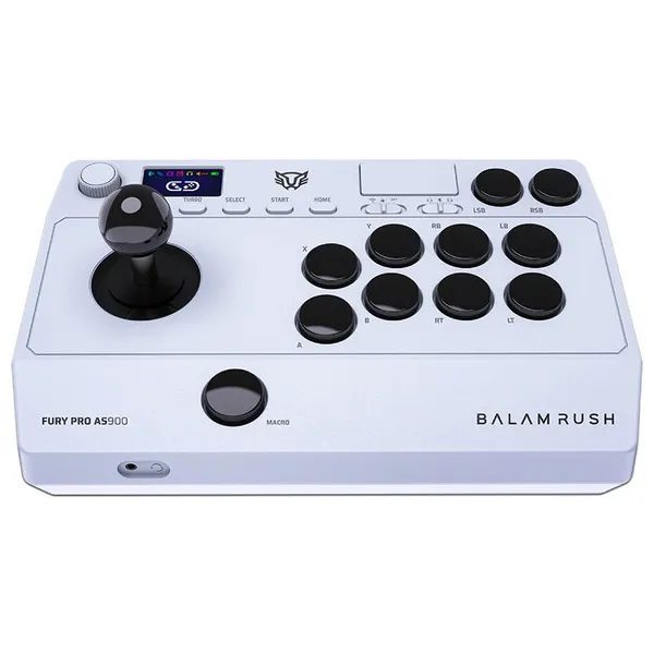 Control arcade balam rush fury pro as900 / bt 5.0 + alambrico blanco