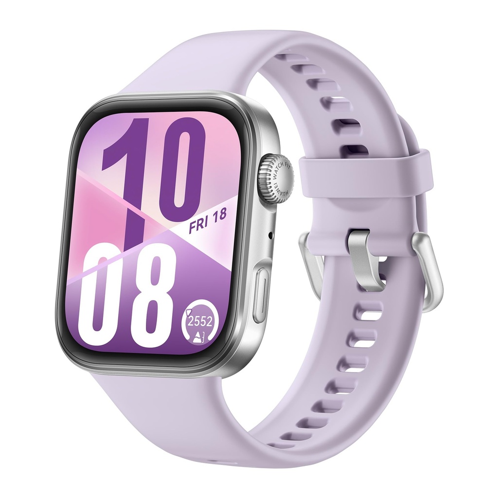Huawei watch fit 4, pantalla tactil 1.82 amoled, color morado. peso 27g