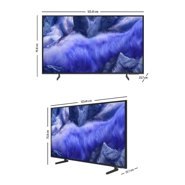 Televisor samsung pantalla 55 pulgadas qled q6f 4k resolución 3840x2160 vision ai smart tv (2025)
