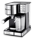 Cafetera koblenz ckm-1350 en color negro con acero inoxidable prepara café espresso capiccino y late 1350 watts