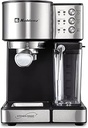 Cafetera koblenz ckm-1350 en color negro con acero inoxidable prepara café espresso capiccino y late 1350 watts
