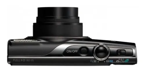 Camara canon powershot elph 360hs a color negro con zoom óptico de 12x / 20mp y conexión wifi / nfc